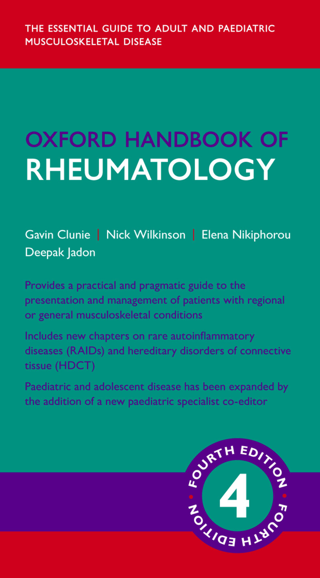 Oxford Handbook of Rheumatology 4th Edition â€“ PDF/EPUB Version Downloadable
