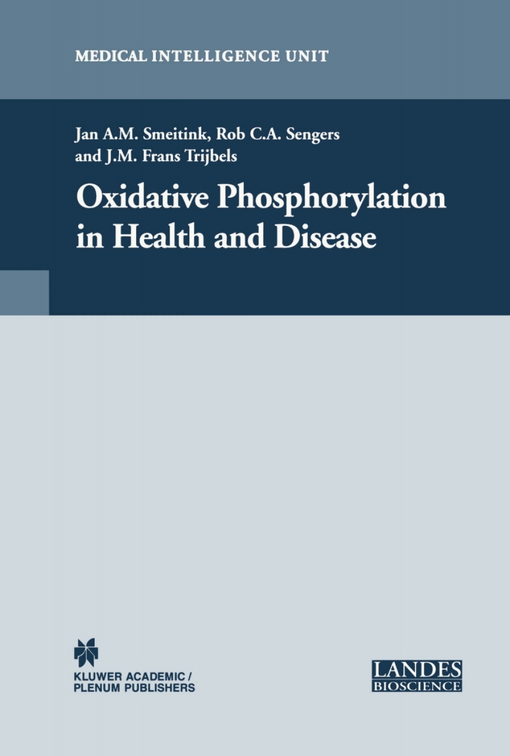 Oxidative Phosphorylation in Health and Disease 1st Edition â€“ PDF/EPUB Version Downloadable