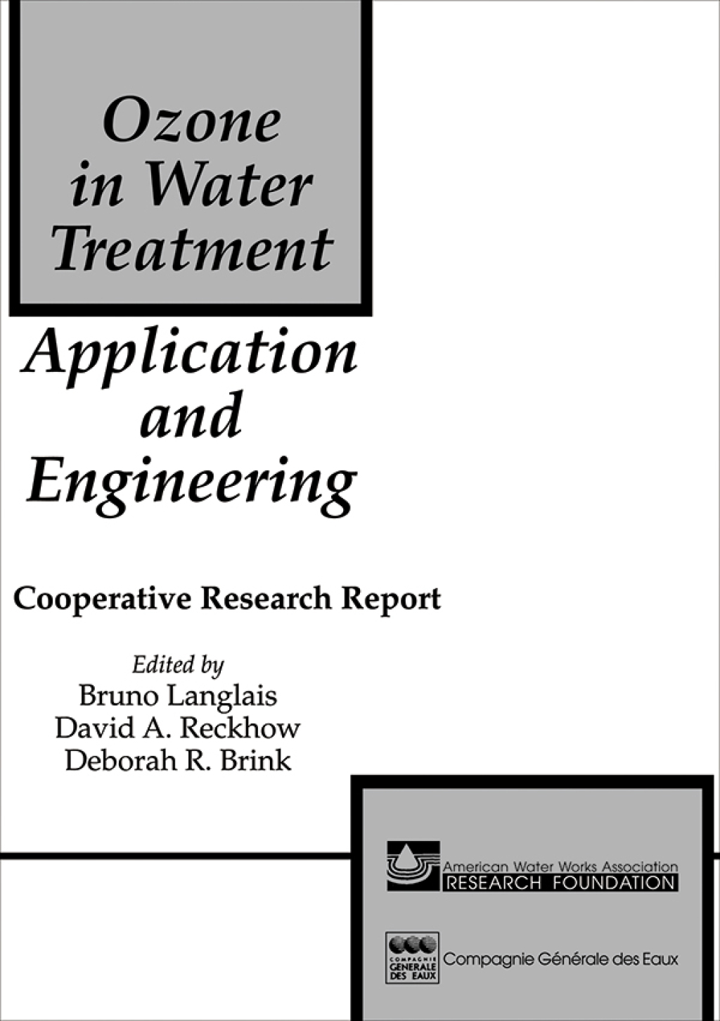Ozone in Water Treatment Application and Engineering 1st Edition â€“ PDF/EPUB Version Downloadable