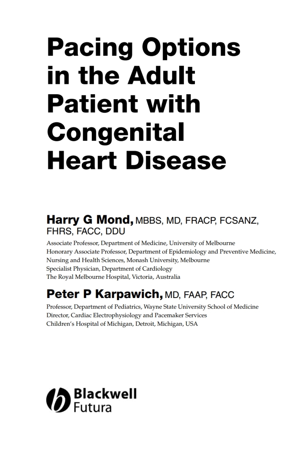Pacing Options in the Adult Patient with Congenital Heart Disease 1st Edition â€“ PDF/EPUB Version Downloadable