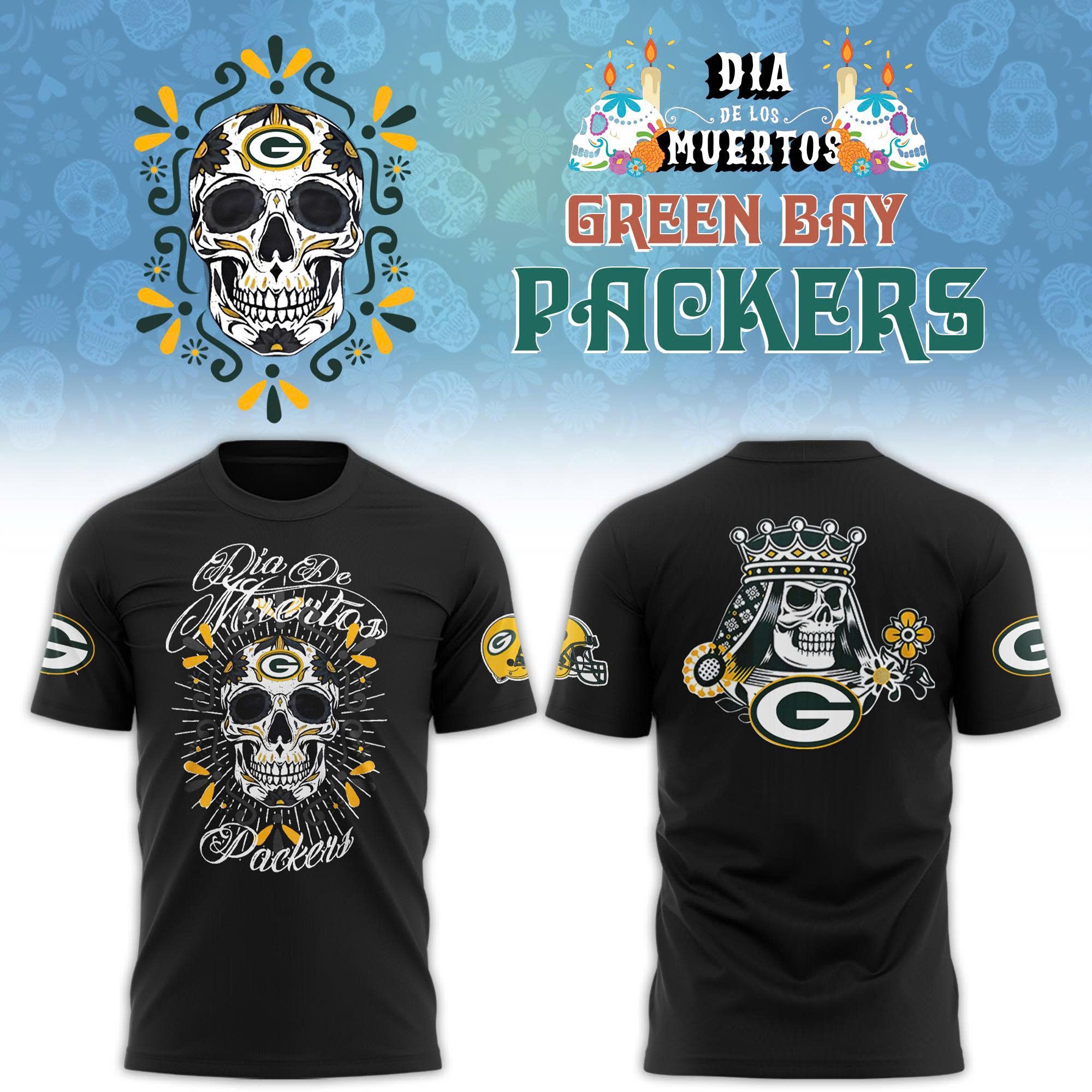 Packers Pro Standard Washed Eternal Skull Graphic Tee