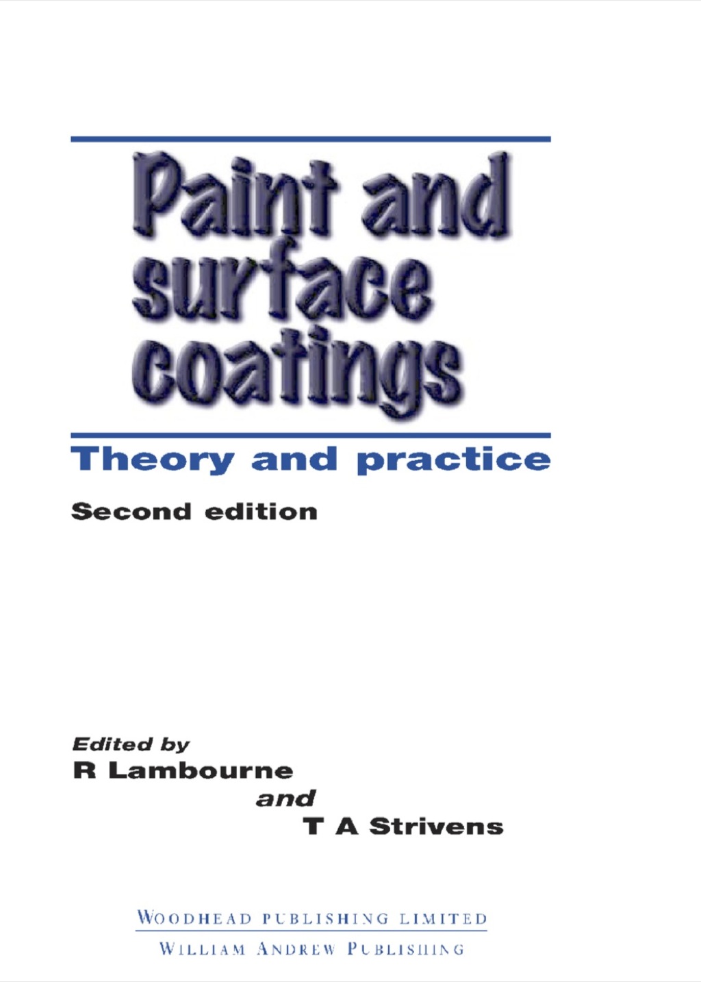 Paint and Surface Coatings: Theory and Practice 2nd Edition â€“ PDF/EPUB Version Downloadable