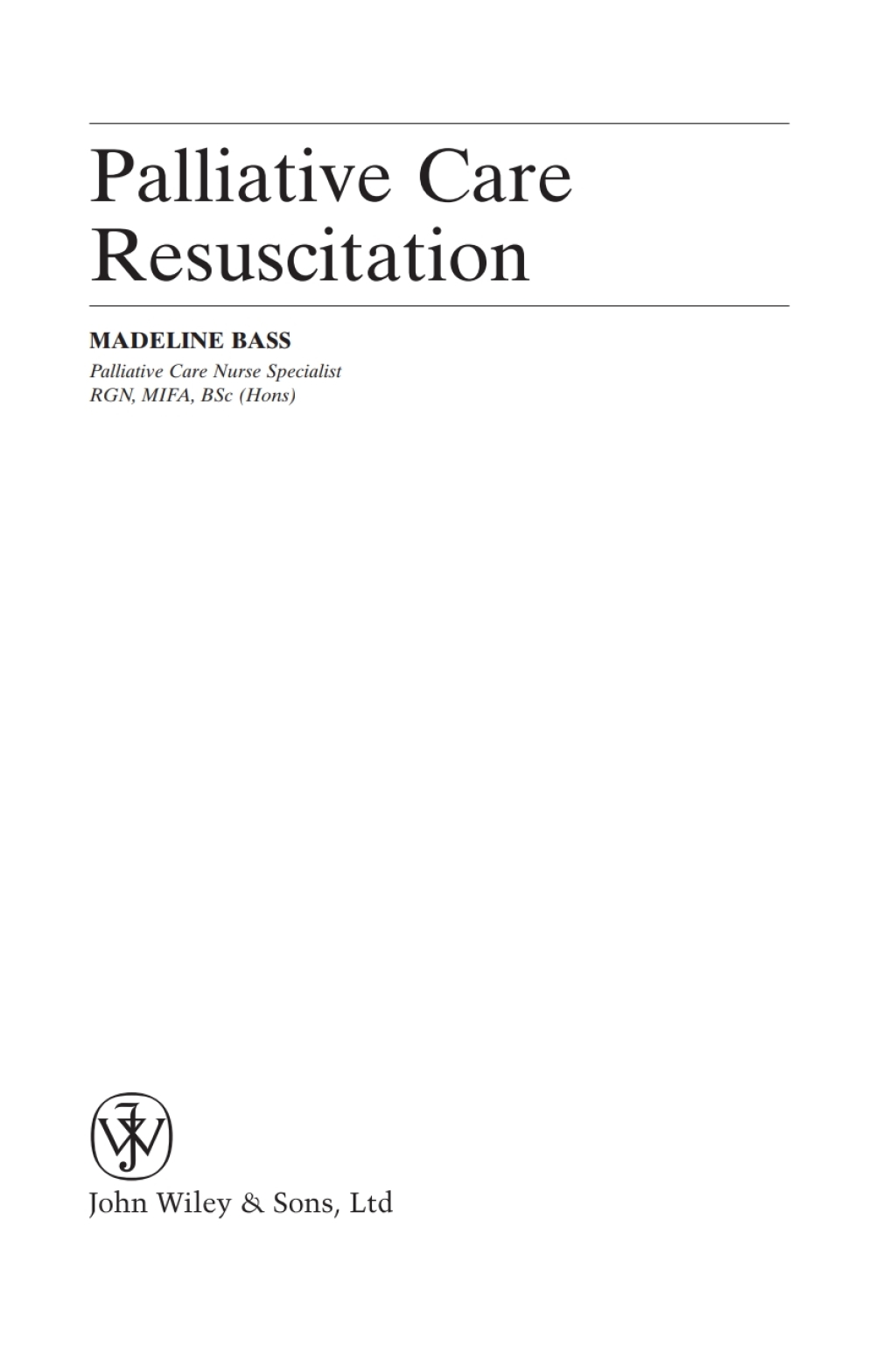 Palliative Care Resuscitation 1st Edition â€“ PDF/EPUB Version Downloadable