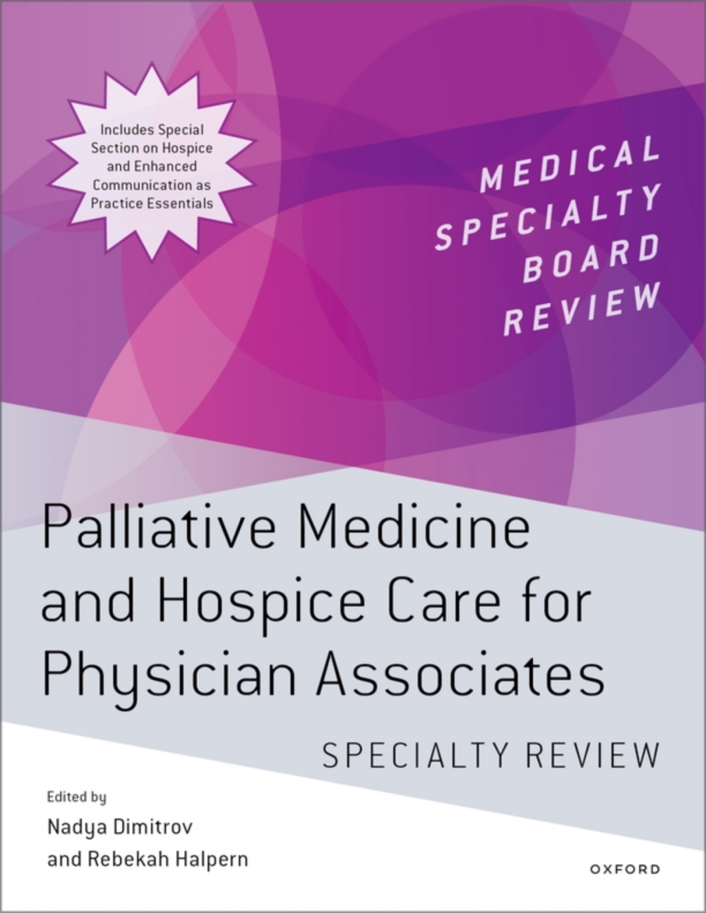 Palliative Medicine and Hospice Care for Physician Associates Specialty Review 1st Edition â€“ PDF/EPUB Version Downloadable