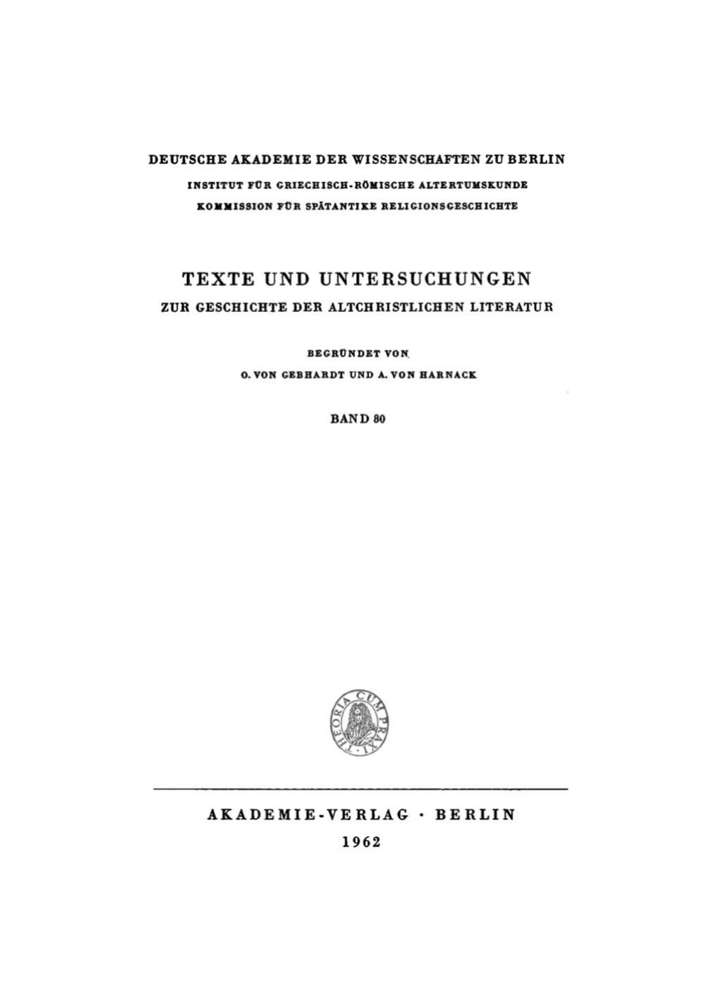 Papers presented to the Third International Conferenceon Patristic Studies held at Christ Church, Oxford, 1959, III: Liturgica, Monastica et Ascetica, Philosophica 1st Edition â€“ PDF/EPUB Version Downloadable