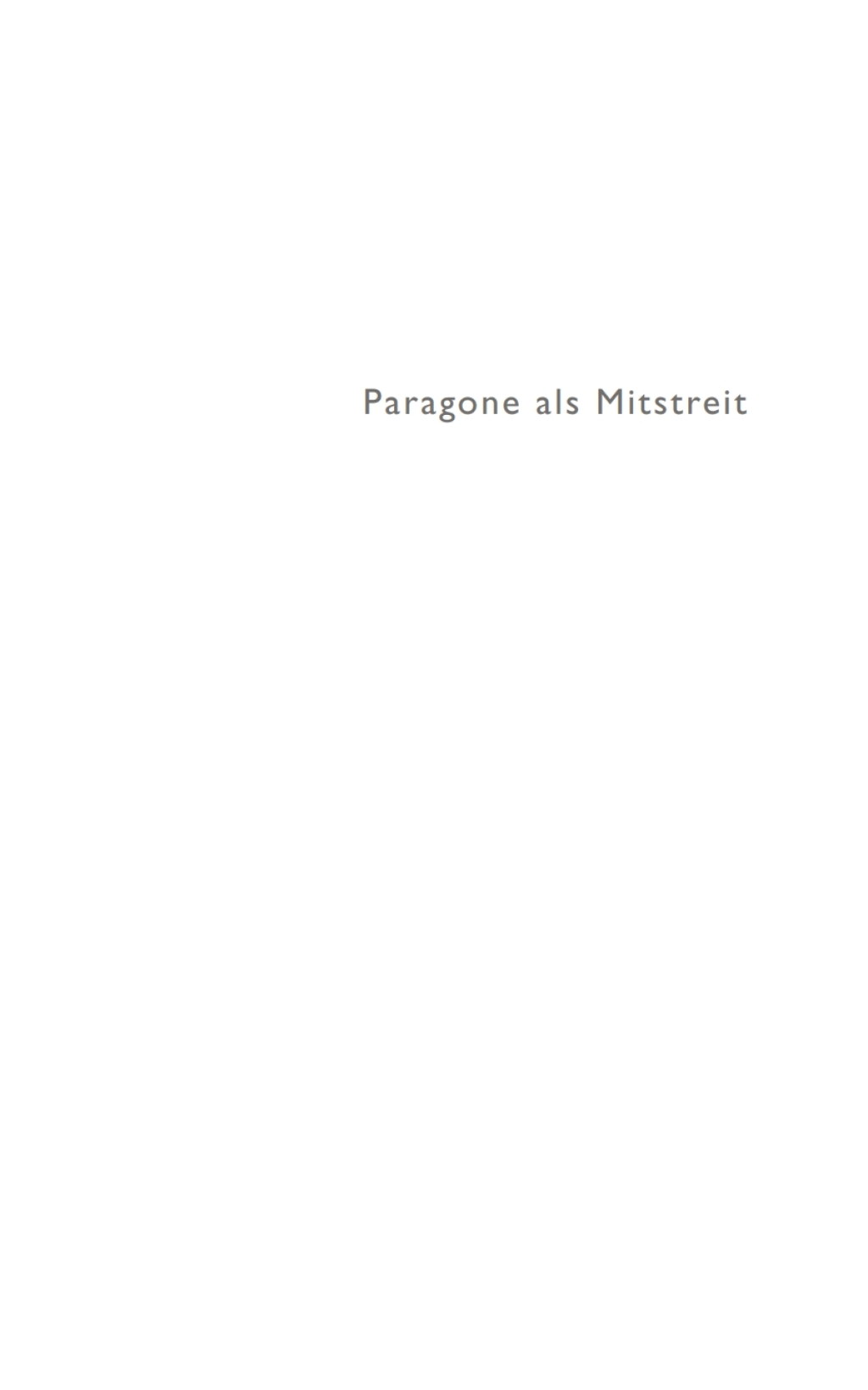 Paragone als Mitstreit 1st Edition â€“ PDF/EPUB Version Downloadable