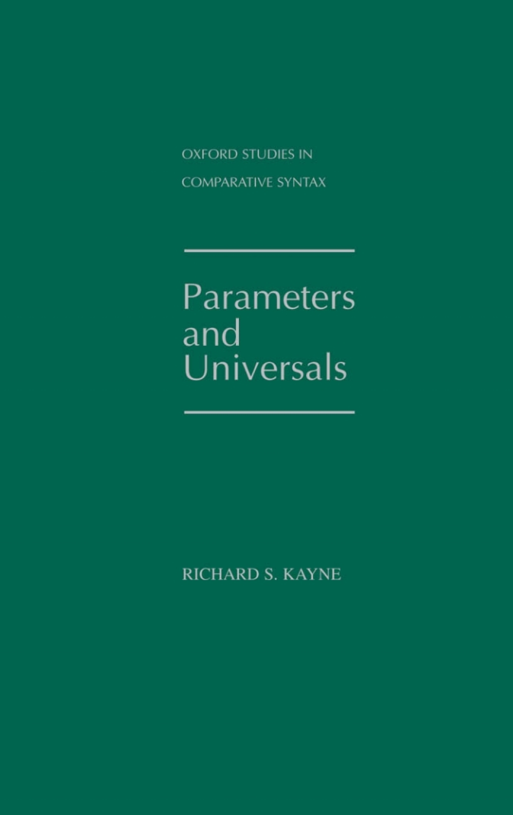 Parameters and Universals  â€“ PDF/EPUB Version Downloadable