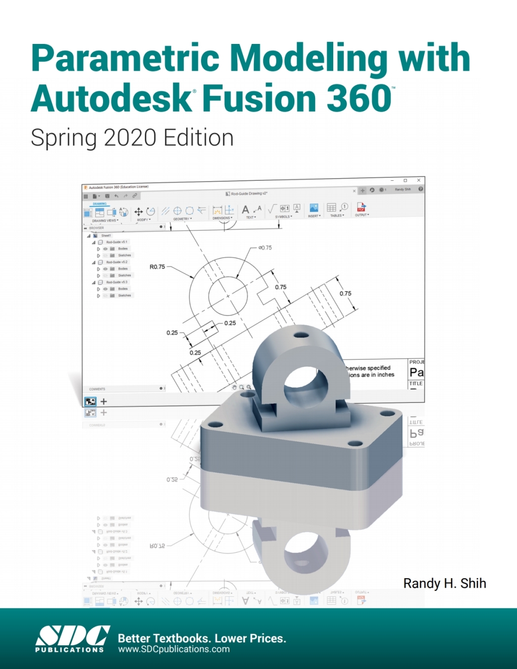 Parametric Modeling with Autodesk Fusion 360 (Spring 2020 Edition) 4th Edition â€“ PDF/EPUB Version Downloadable