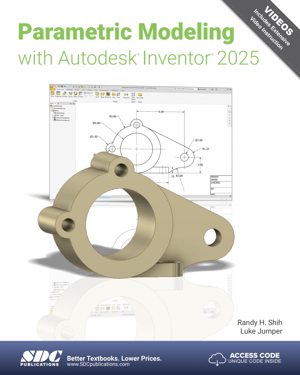 Parametric Modeling with Autodesk Inventor 2025 18th Edition â€“ PDF/EPUB Version Downloadable
