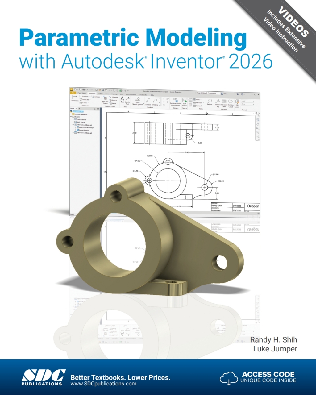 Parametric Modeling with Autodesk Inventor 2026 19th Edition â€“ PDF/EPUB Version Downloadable