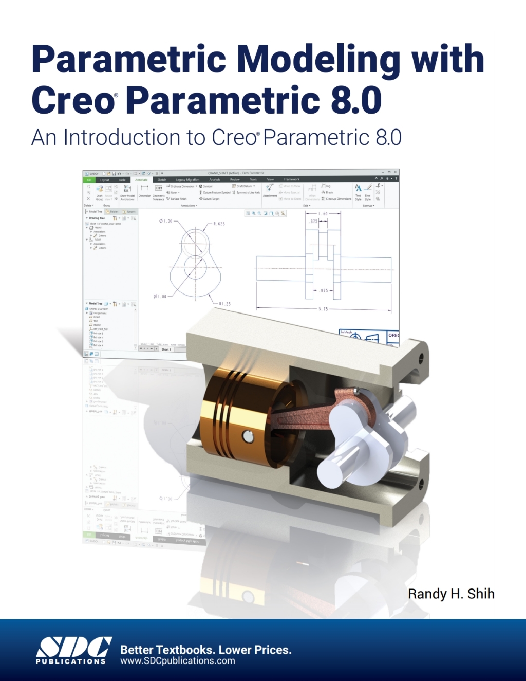 Parametric Modeling with Creo Parametric 8.0 11th Edition â€“ PDF/EPUB Version Downloadable