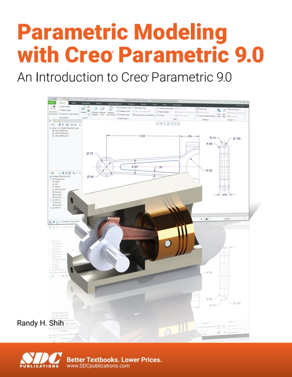 Parametric Modeling with Creo Parametric 9.0: An Introduction to Creo Parametric 9.0 12th Edition â€“ PDF/EPUB Version Downloadable