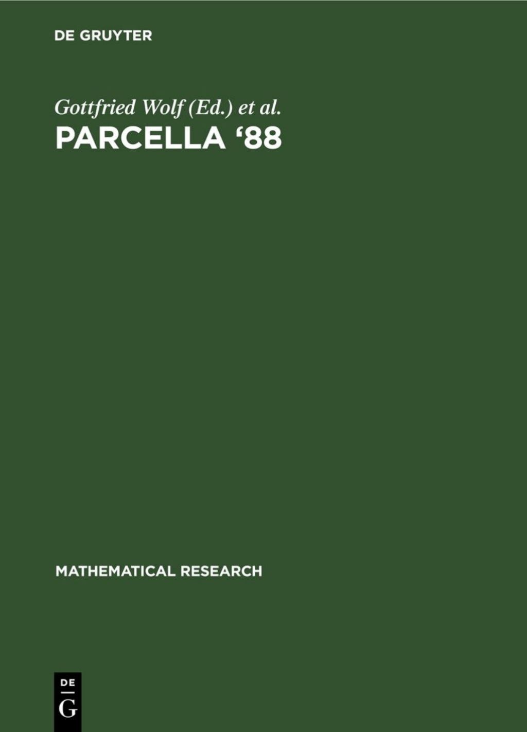 Parcella â€˜88 1st Edition â€“ PDF/EPUB Version Downloadable