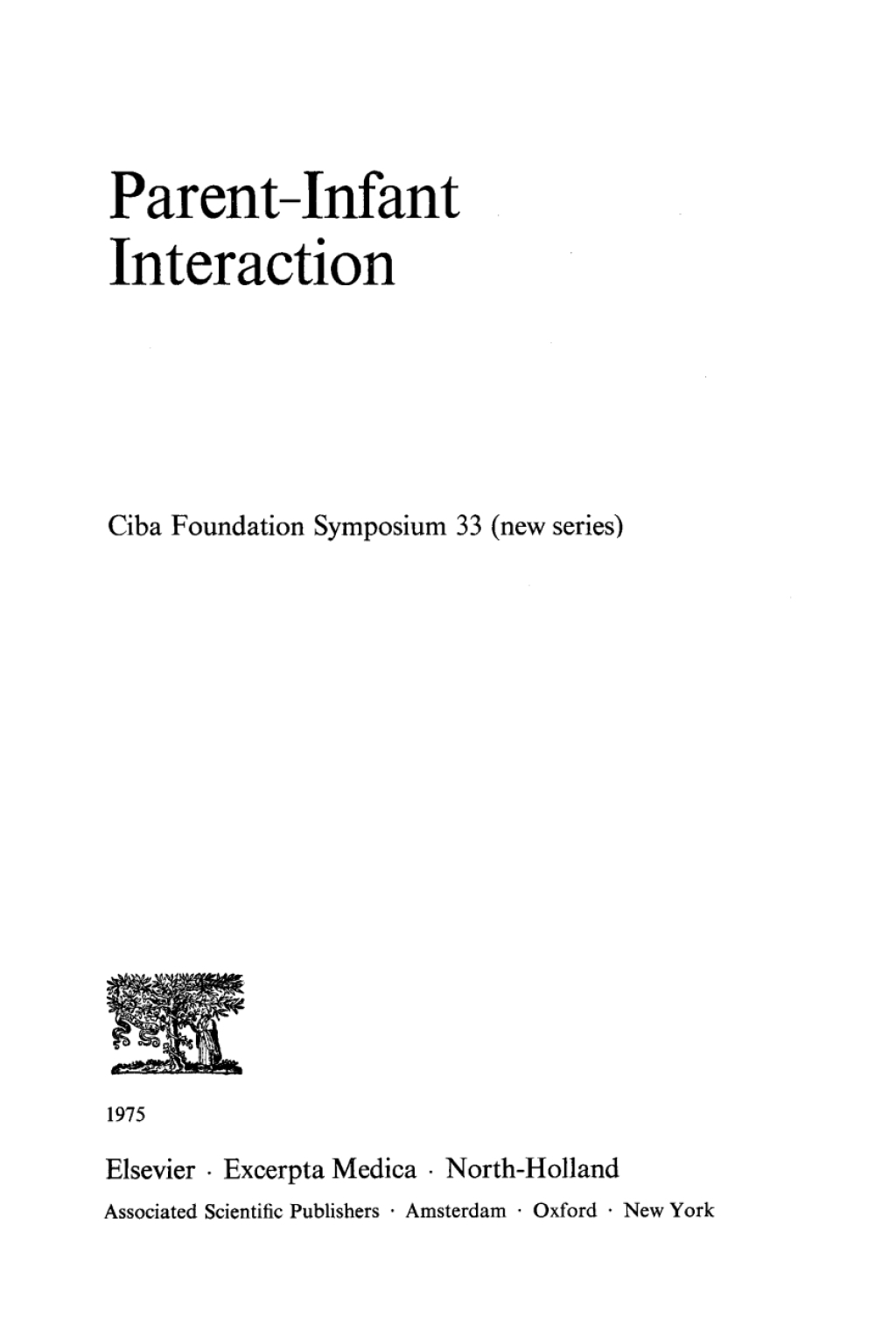 Parent - Infant Interaction 1st Edition â€“ PDF/EPUB Version Downloadable