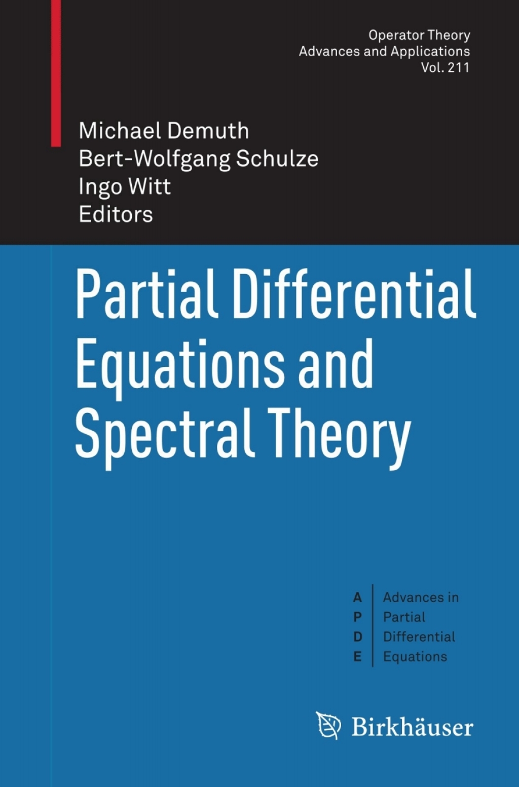 Partial Differential Equations and Spectral Theory  â€“ PDF/EPUB Version Downloadable