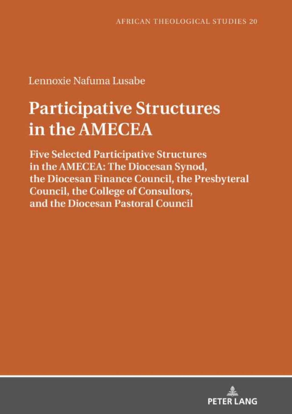 Participative Structures in the AMECEA Five Selected Participative Structures in the AMECEA: The Diocesan Synod, the Diocesan Finance Council, the Presbyteral Council, the College of Consultors, and the Diocesan Pastoral Council 1st Edition â€“ PDF/EPUB Version Downloadable
