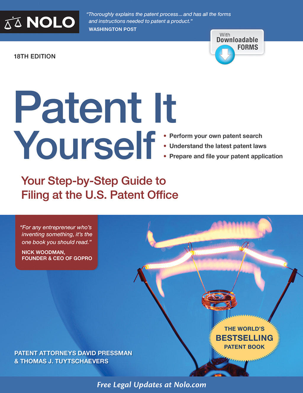 Patent It Yourself Your Step-by-Step Guide to Filing at the U.S. Patent Office 18th Edition â€“ PDF/EPUB Version Downloadable
