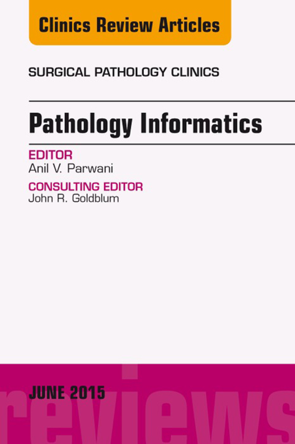 Pathology Informatics, An Issue of Surgical Pathology Clinics  â€“ PDF/EPUB Version Downloadable