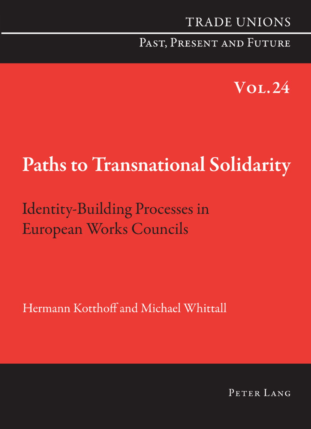 Paths to Transnational Solidarity Identity-Building Processes in European Works Councils 1st Edition â€“ PDF/EPUB Version Downloadable