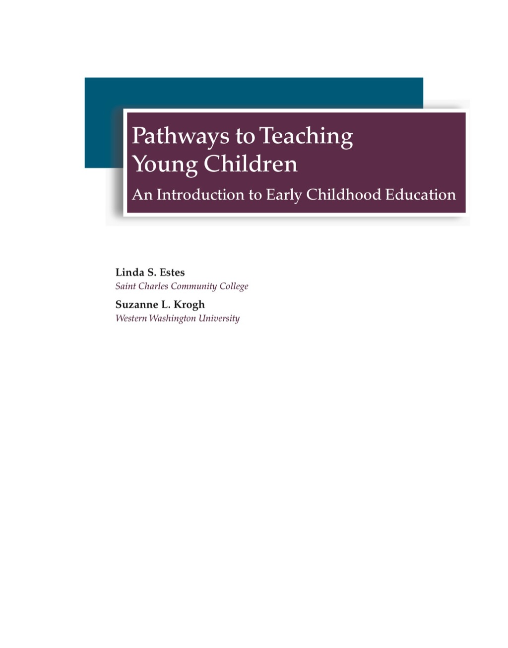 Pathways to Teaching Young Children 1st Edition â€“ PDF/EPUB Version Downloadable