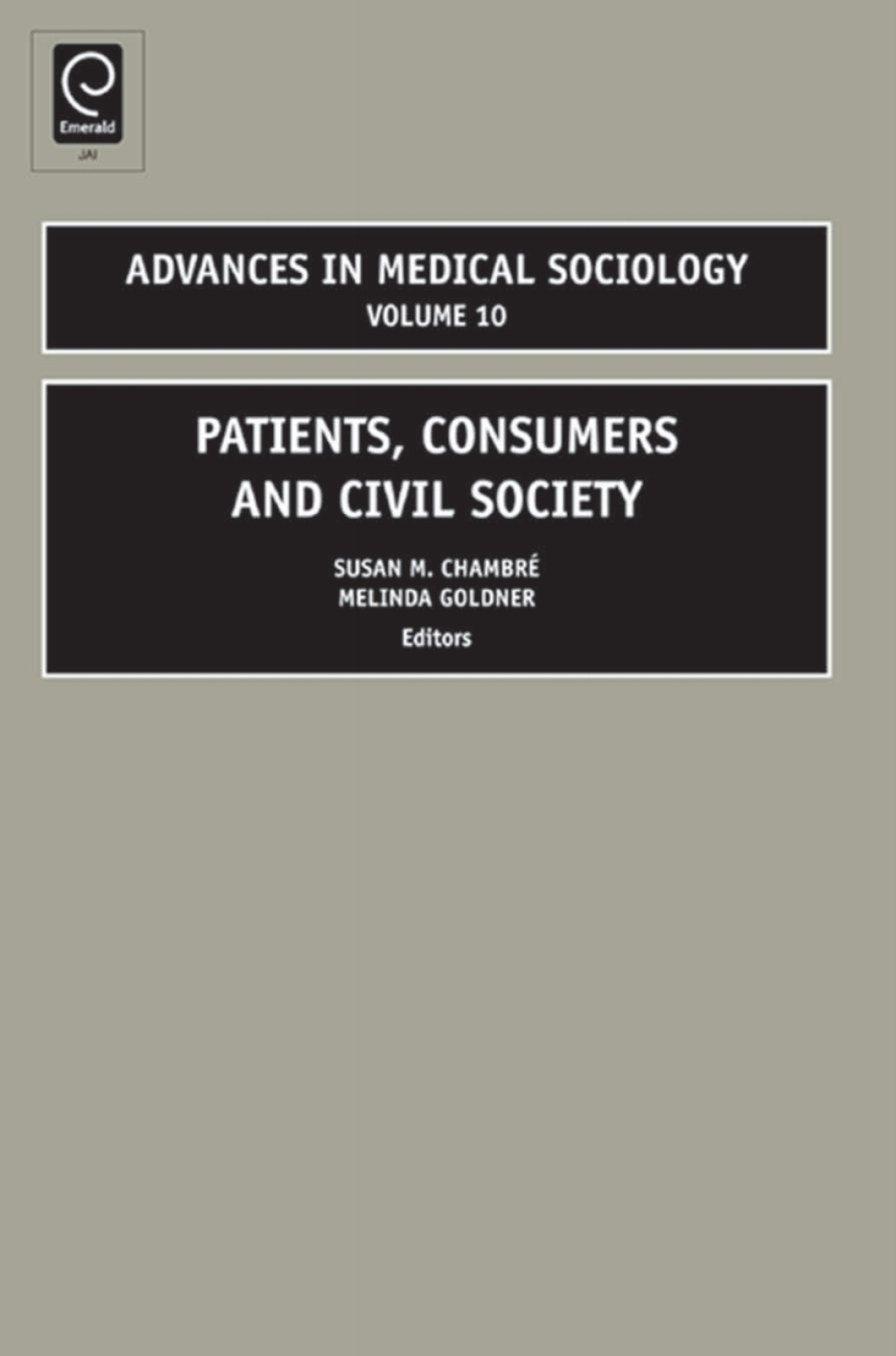 Patients, Consumers and Civil Society  â€“ PDF/EPUB Version Downloadable