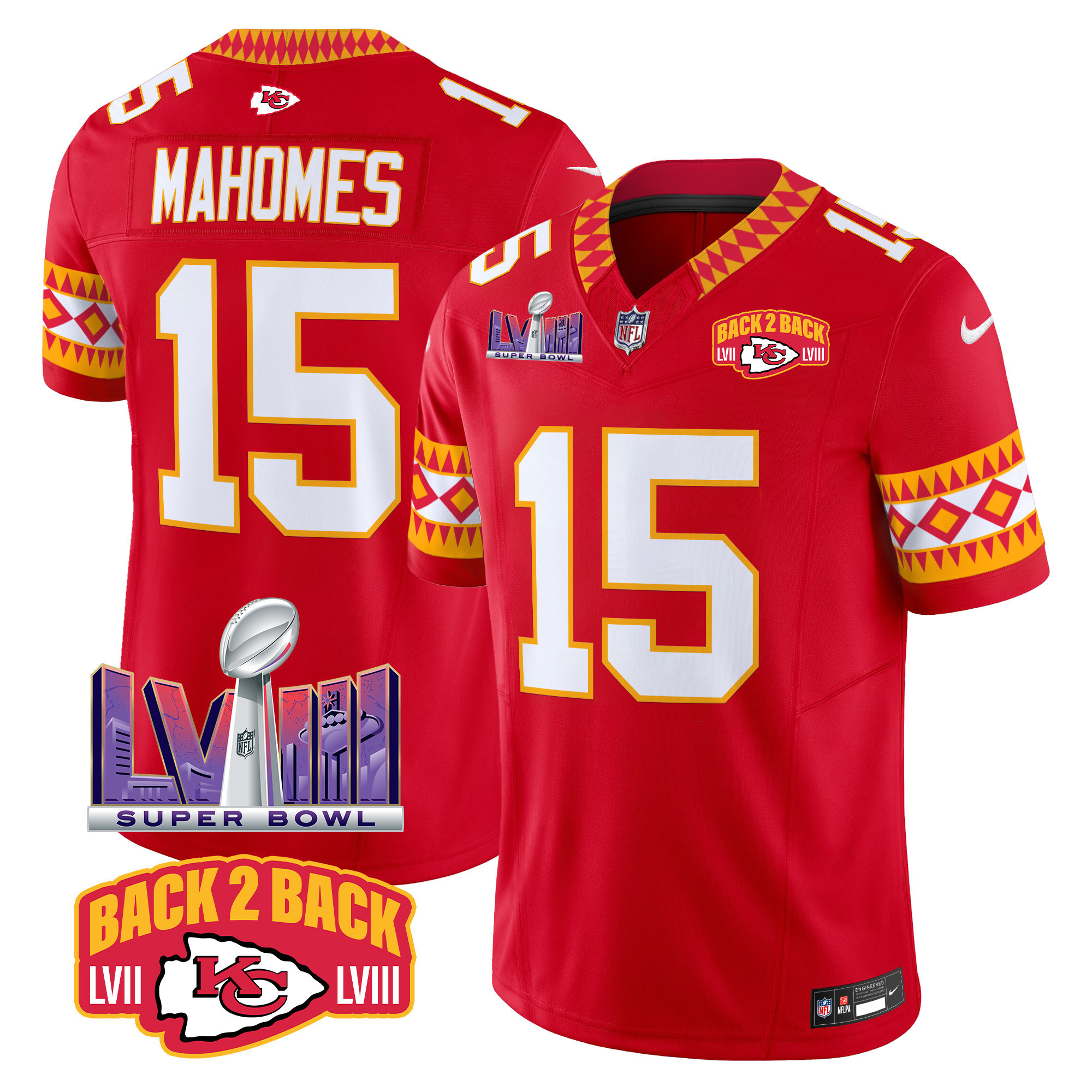 Patrick Mahomes Men's Kansas City Chiefs Special Vapor Limited Red Jersey - All Stitched
