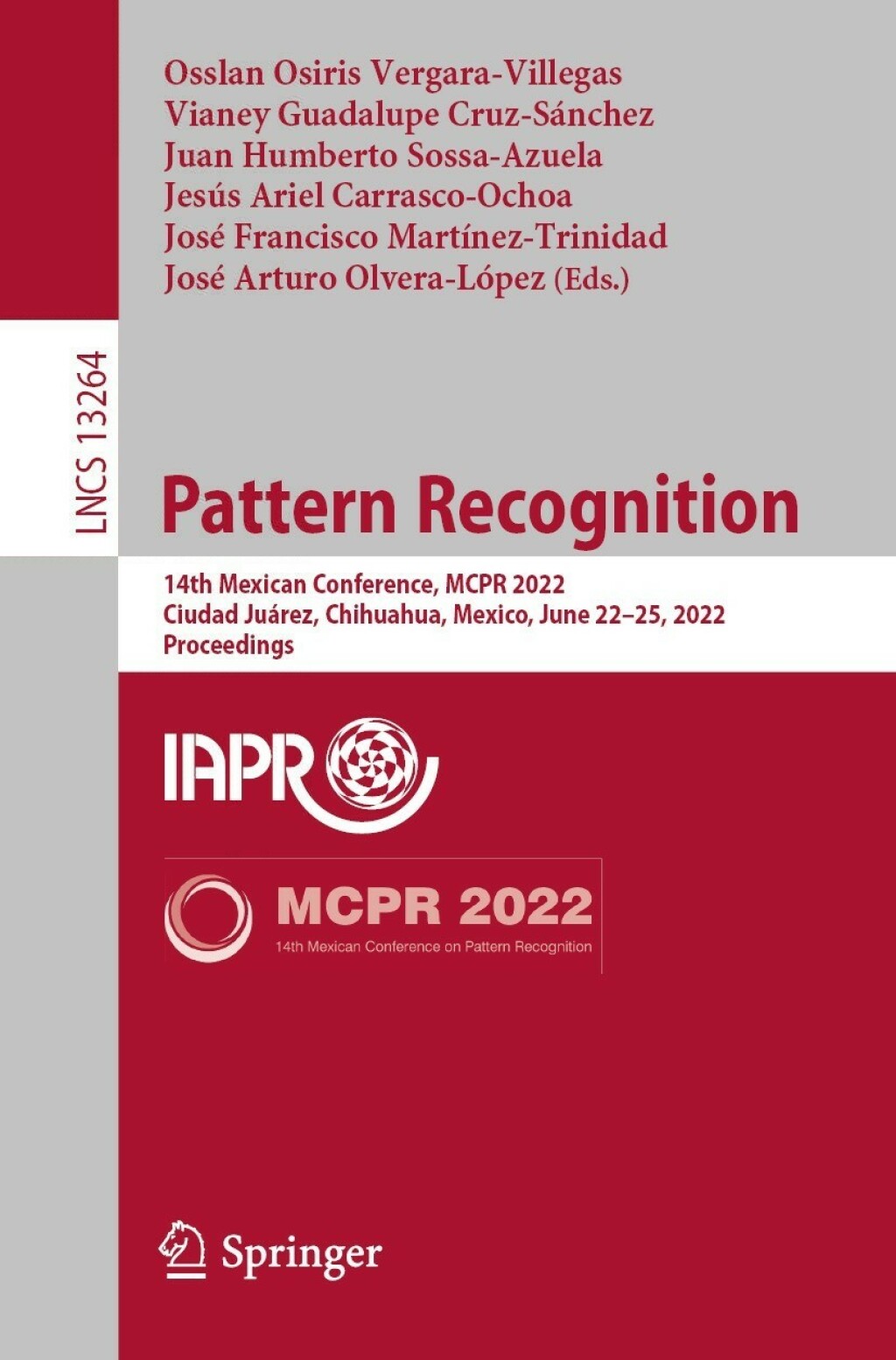 Pattern Recognition 14th Mexican Conference, MCPR 2022, Ciudad JuÃ¡rez, Mexico, June 22â€“25, 2022, Proceedings  â€“ PDF/EPUB Version Downloadable