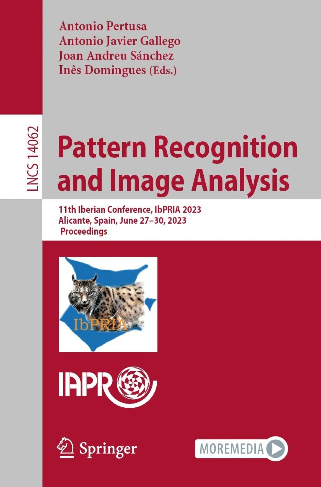 Pattern Recognition and Image Analysis 11th Iberian Conference, IbPRIA 2023, Alicante, Spain, June 27â€“30, 2023, Proceedings  â€“ PDF/EPUB Version Downloadable
