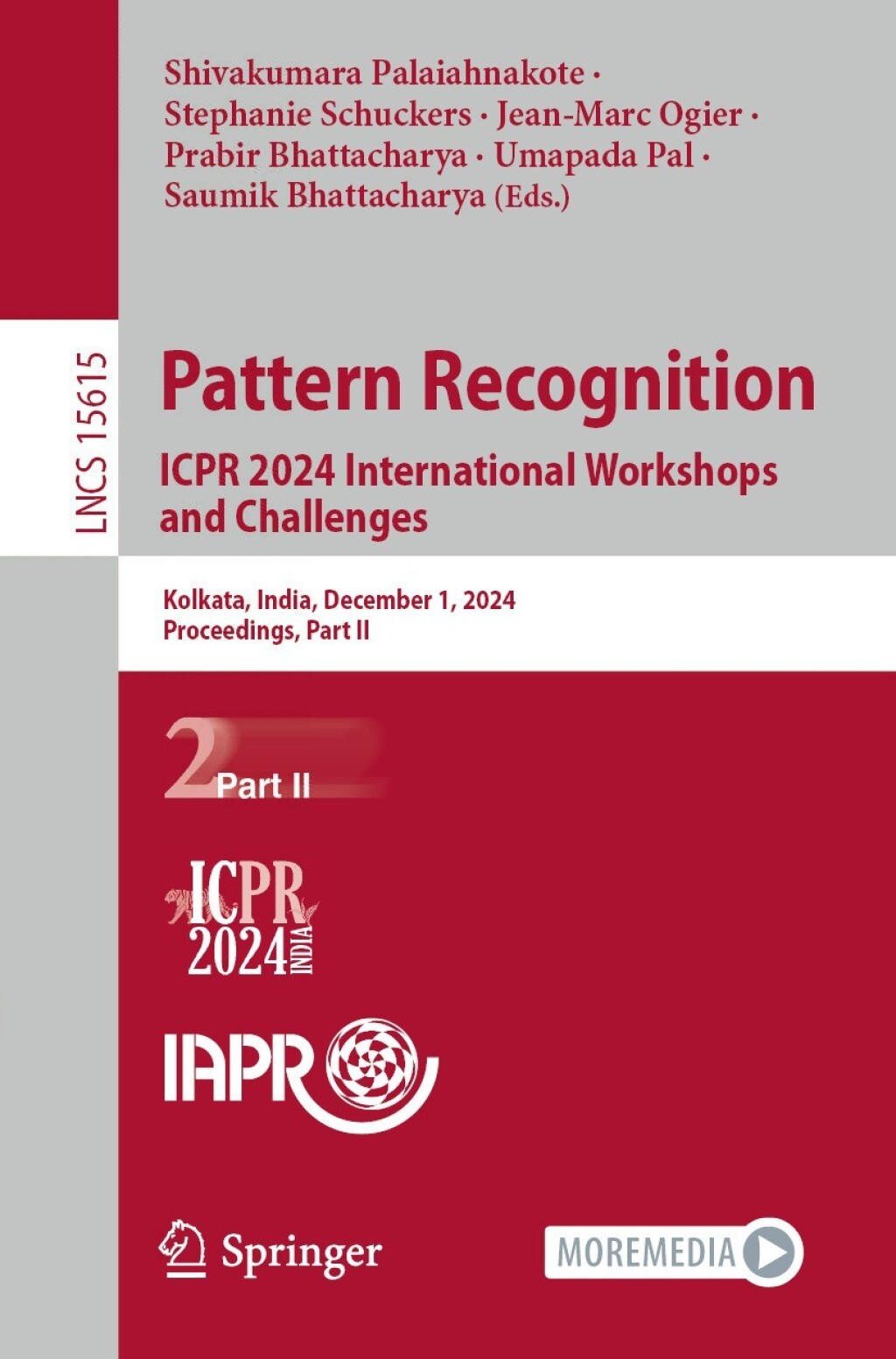 Pattern Recognition. ICPR 2024 International Workshops and Challenges Kolkata, India, December 1, 2024, Proceedings, Part II  â€“ PDF/EPUB Version Downloadable