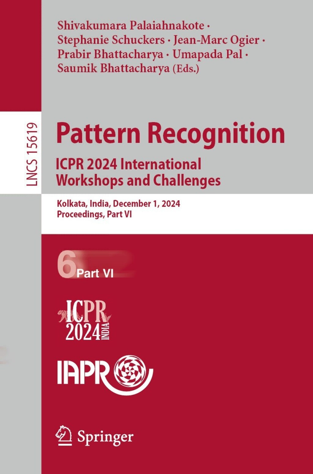 Pattern Recognition. ICPR 2024 International Workshops and Challenges Kolkata, India, December 1, 2024, Proceedings, Part VI  â€“ PDF/EPUB Version Downloadable