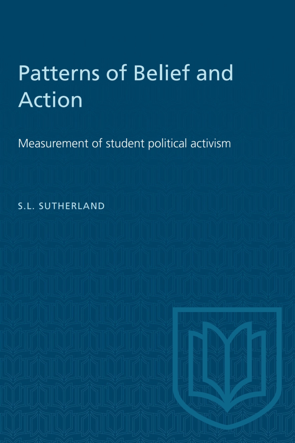 Patterns of Belief and Action Measurement of student political activism 1st Edition â€“ PDF/EPUB Version Downloadable