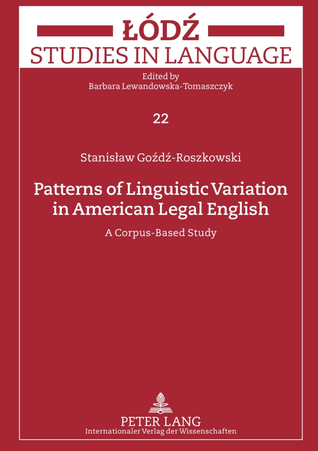 Patterns of Linguistic Variation in American Legal English A Corpus-Based Study 1st Edition â€“ PDF/EPUB Version Downloadable