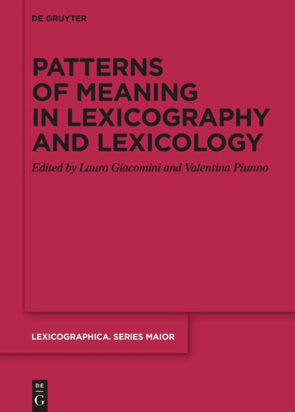 Patterns of meaning in lexicography and lexicology 1st Edition â€“ PDF/EPUB Version Downloadable