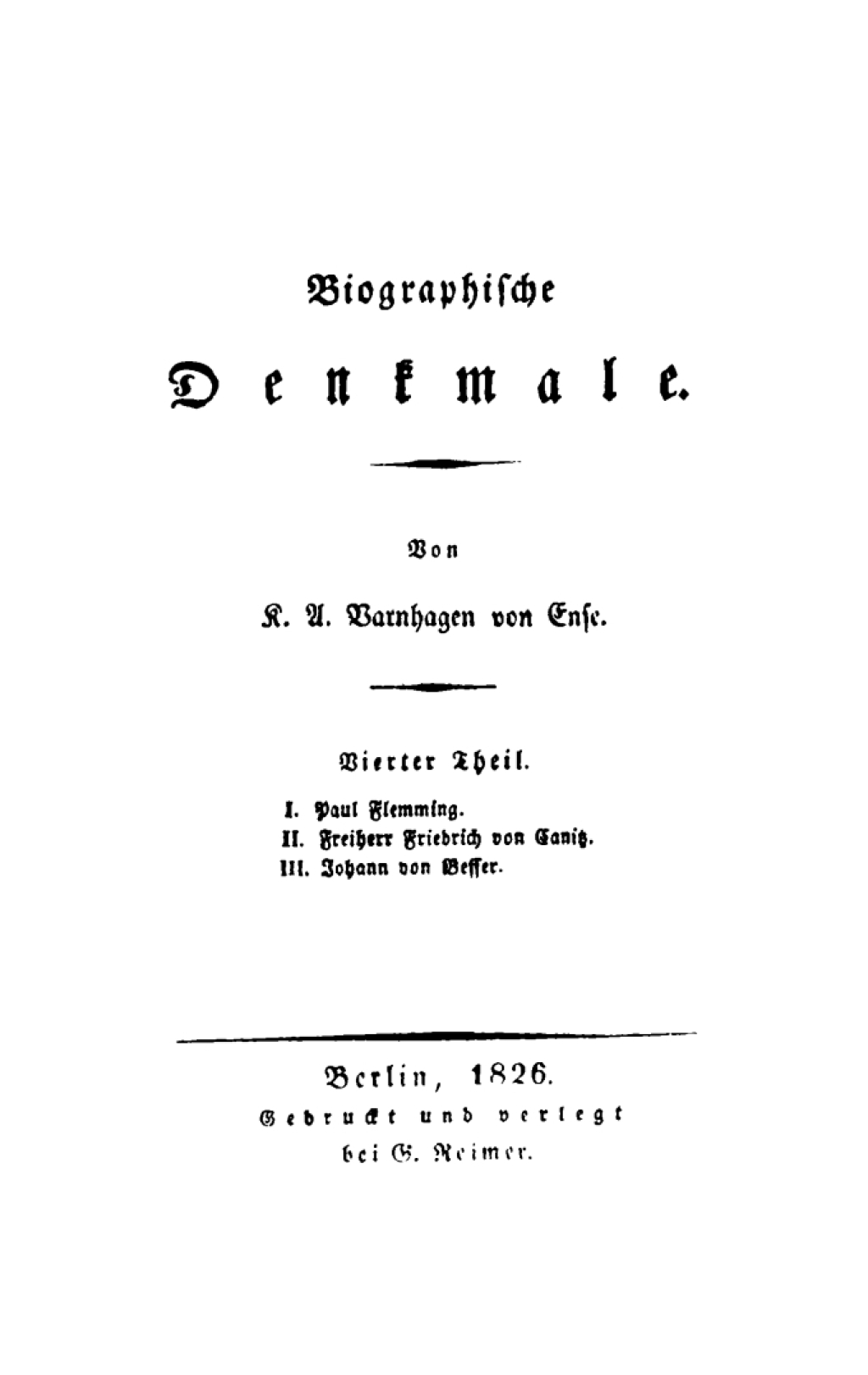 Paul Flemming. Freiherr Friedrich von Canitz. Johann von Besser 1st Edition â€“ PDF/EPUB Version Downloadable