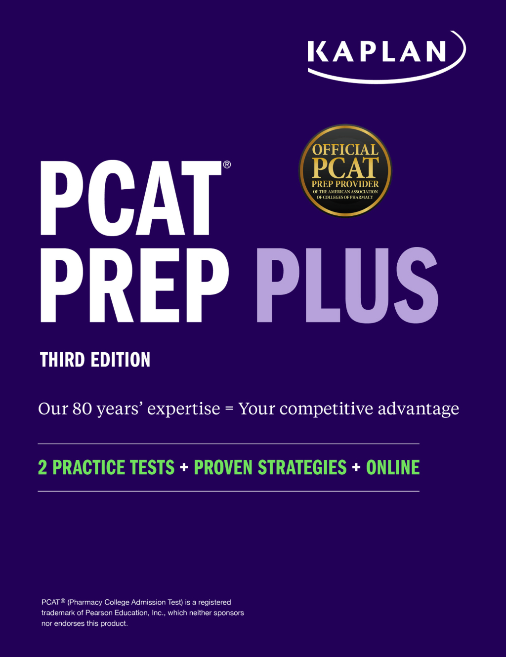 PCAT Prep Plus 2 Practice Tests + Proven Strategies + Online  â€“ PDF/EPUB Version Downloadable