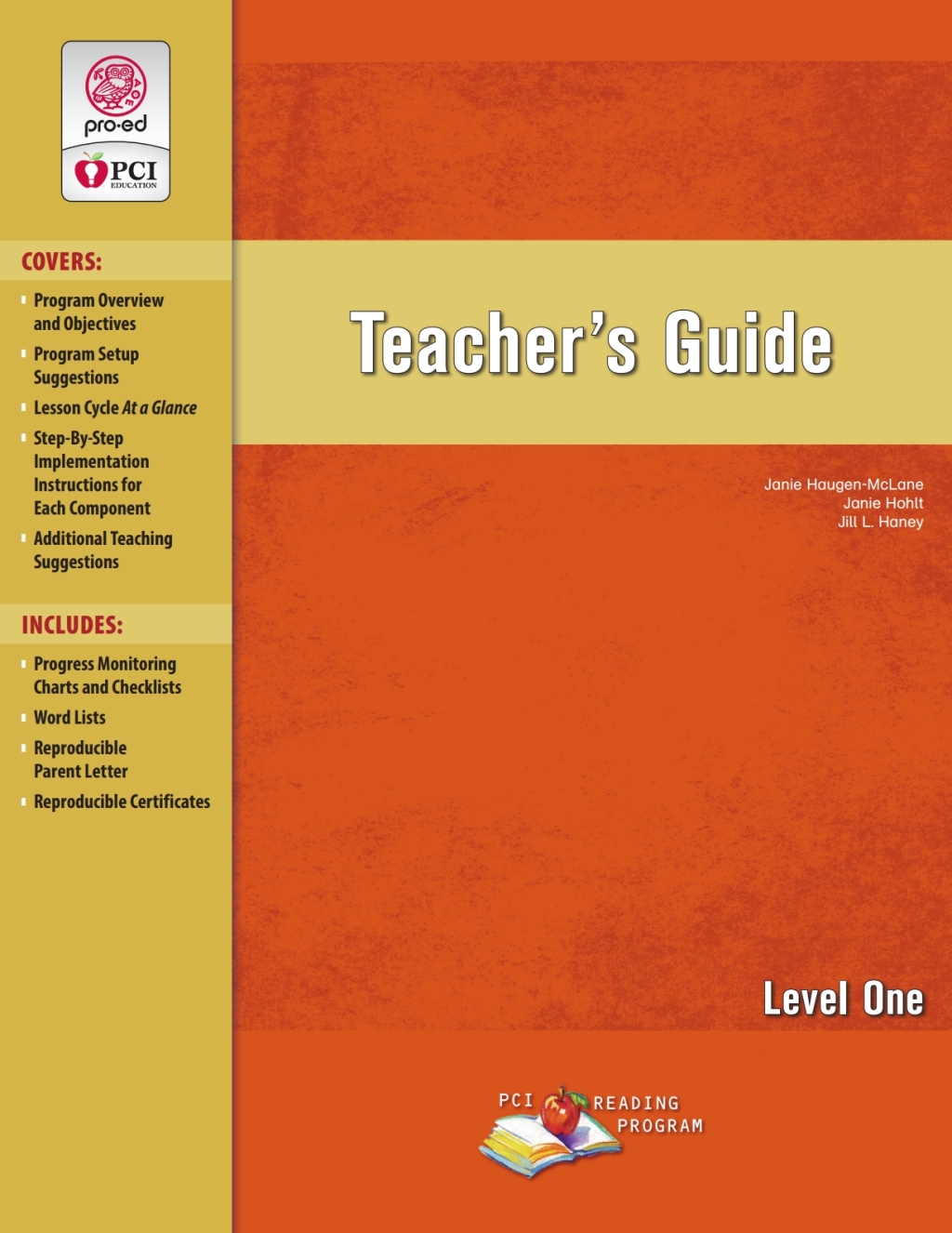 PCI Reading Program, Level 1: Teacher's Guide E-Book Combo - 20393 1st Edition â€“ PDF/EPUB Version Downloadable