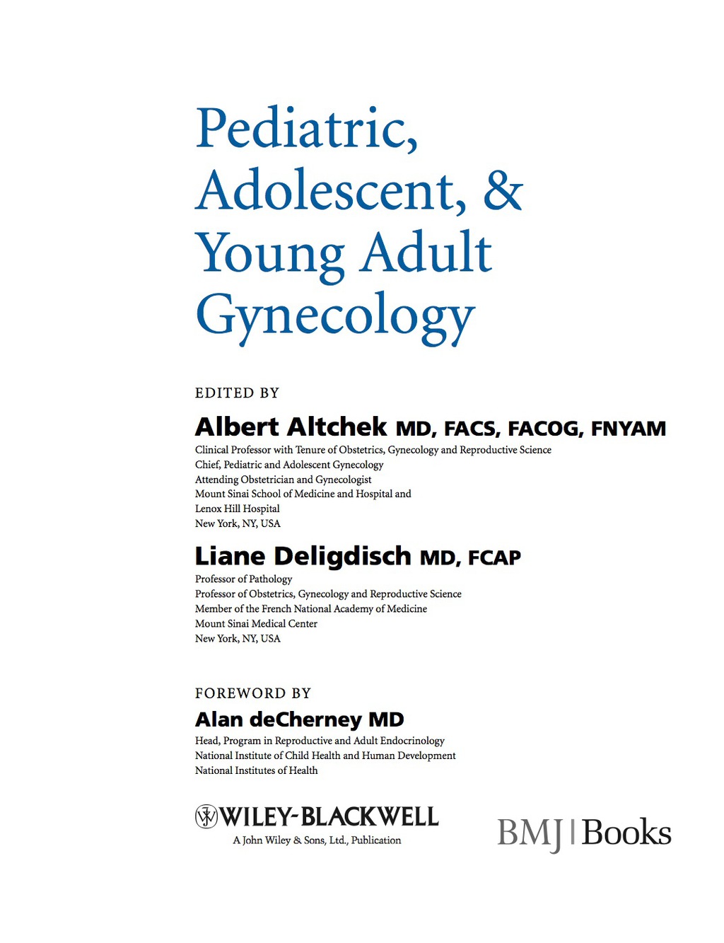 Pediatric, Adolescent and Young Adult Gynecology 1st Edition â€“ PDF/EPUB Version Downloadable