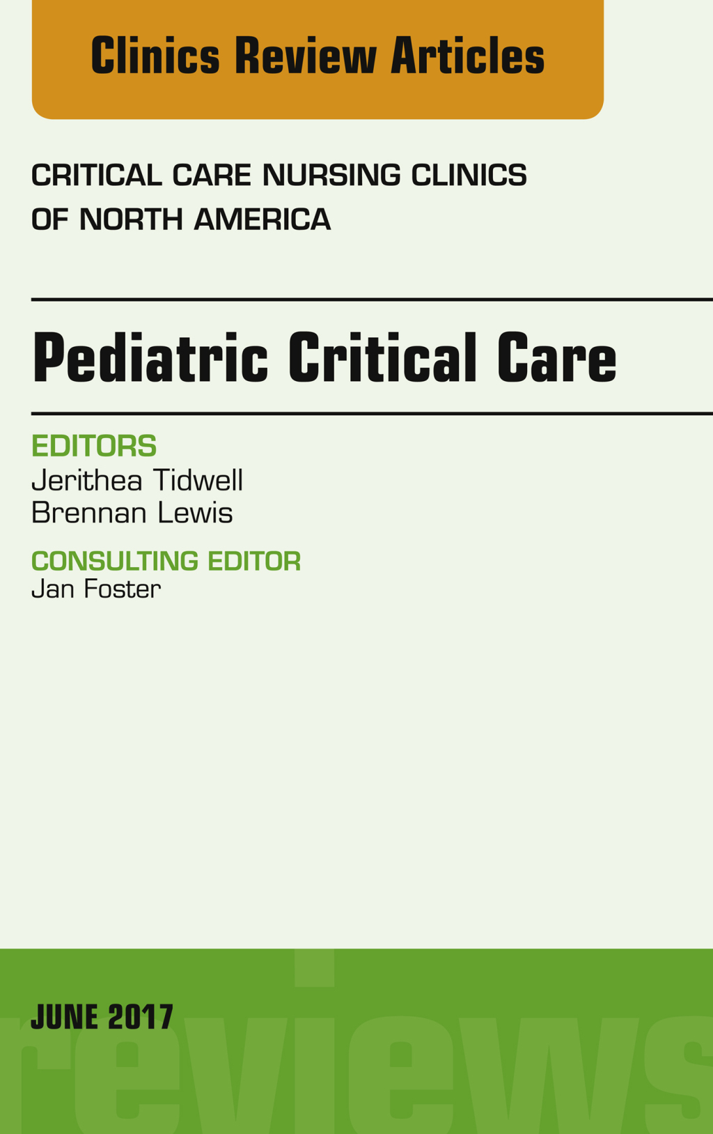 Pediatric Critical Care, An Issue of Critical Nursing Clinics  â€“ PDF/EPUB Version Downloadable