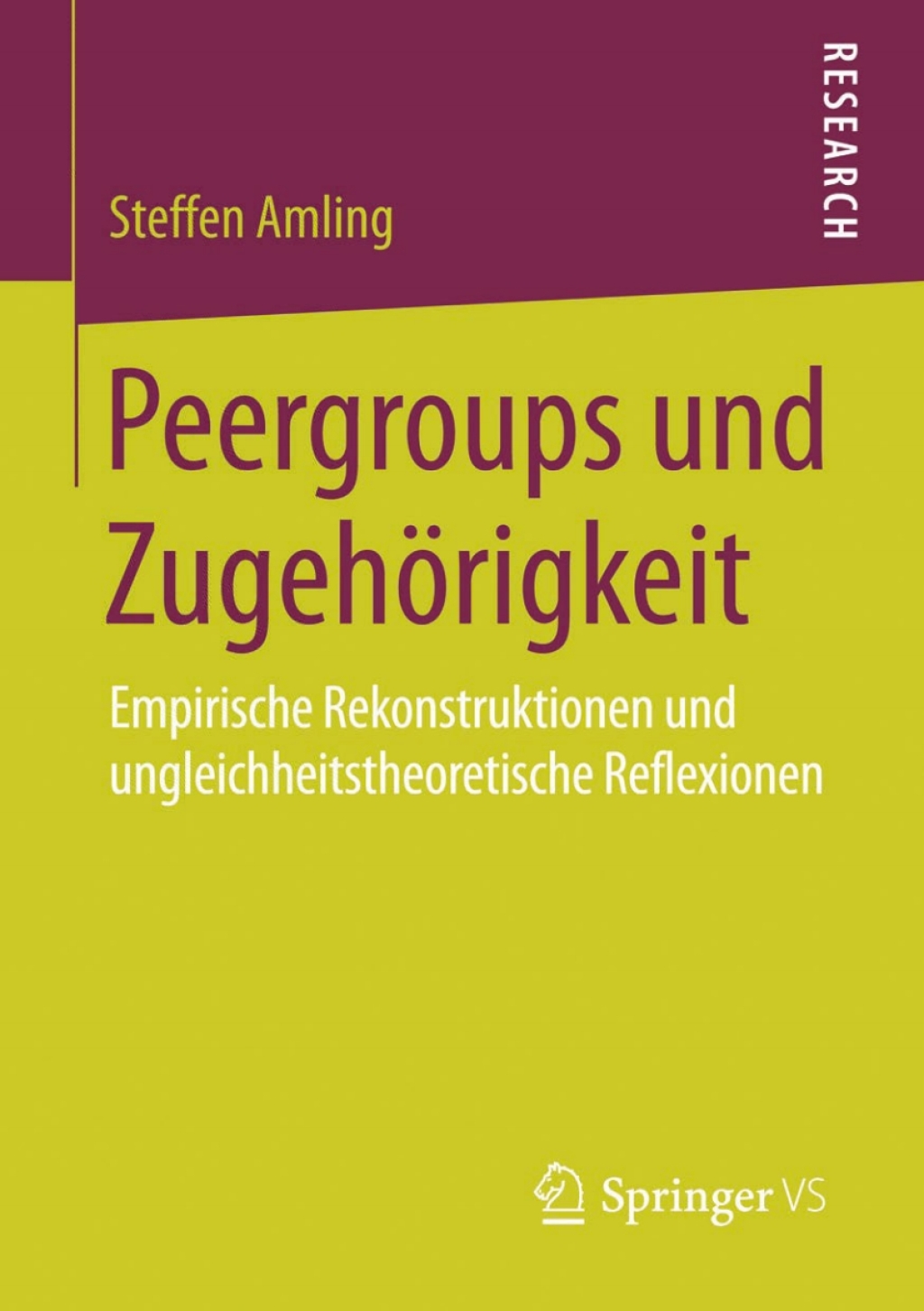 Peergroups und ZugehÃ¶rigkeit Empirische Rekonstruktionen und ungleichheitstheoretische Reflexionen  â€“ PDF/EPUB Version Downloadable