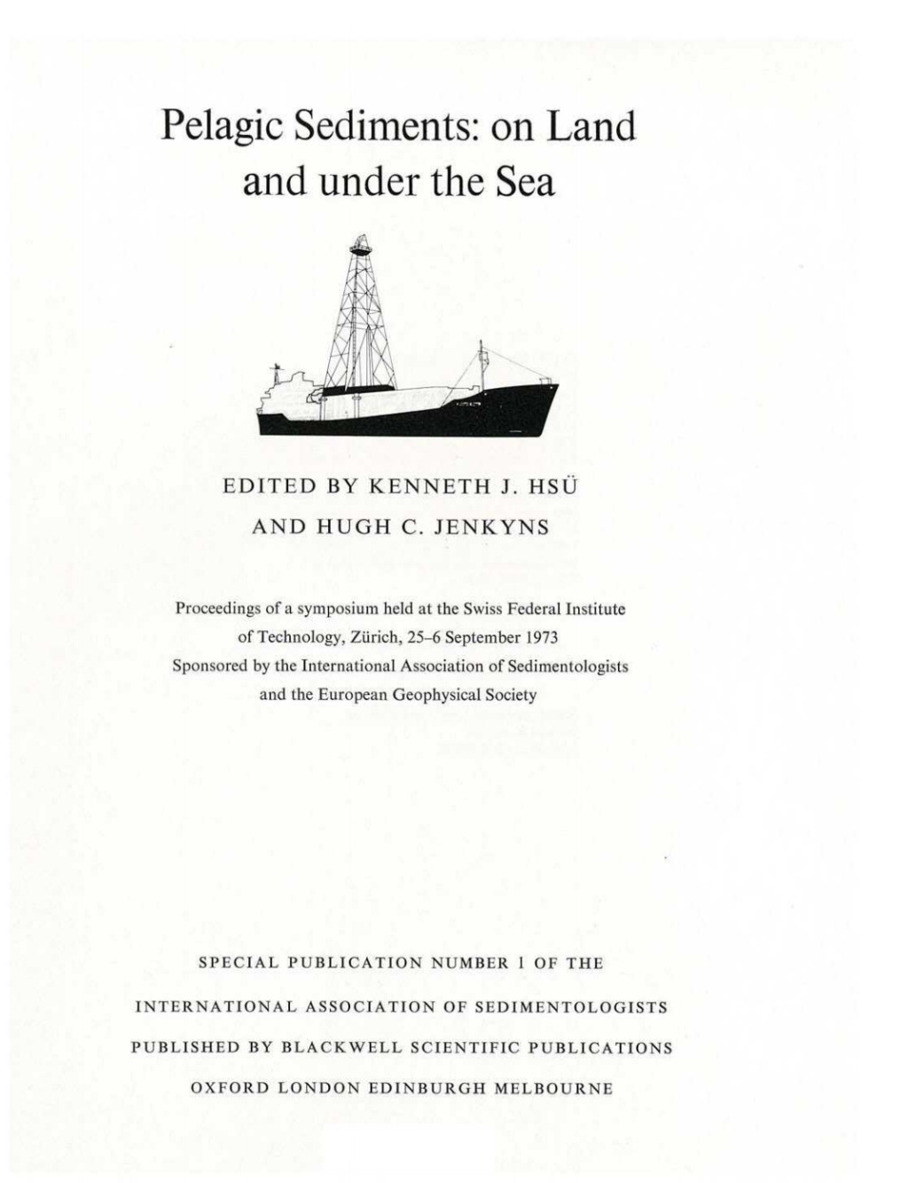 Pelagic Sediments On Land and Under the Sea 1st Edition â€“ PDF/EPUB Version Downloadable