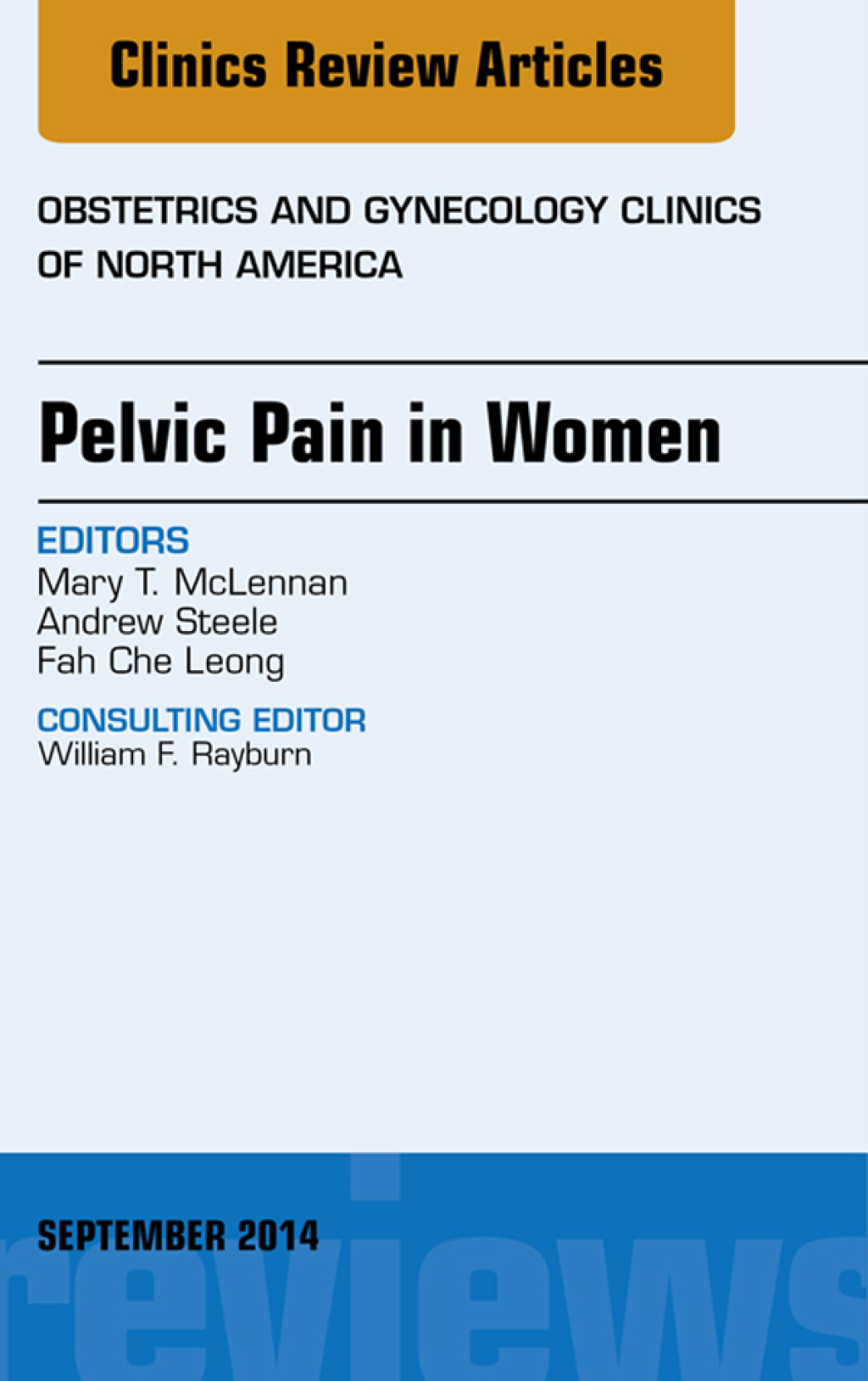 Pelvic Pain in Women, An Issue of Obstetrics and Gynecology Clinics  â€“ PDF/EPUB Version Downloadable