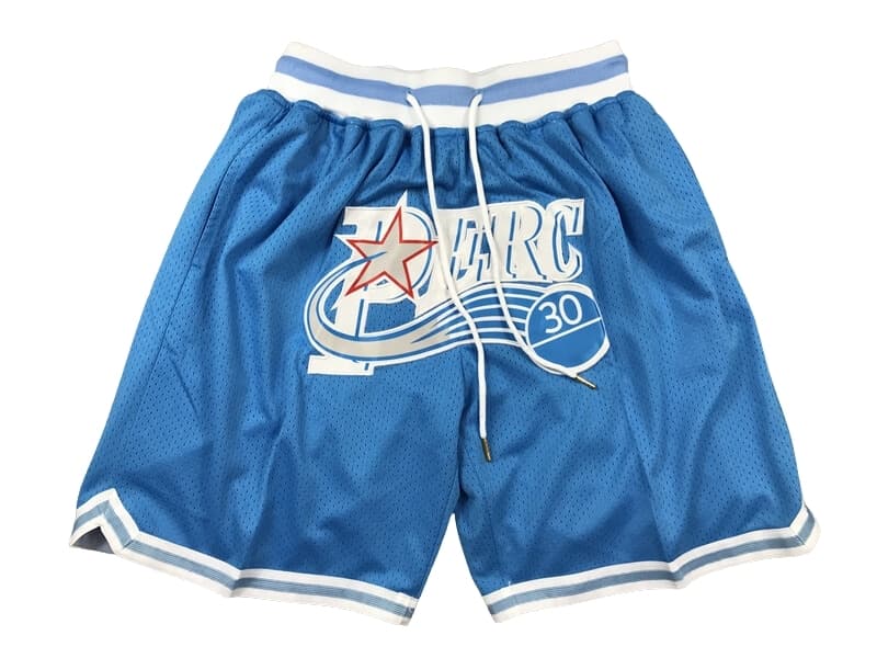 Perc O'Cet #30 Basketball Shorts Blue - Basketball Shorts Store