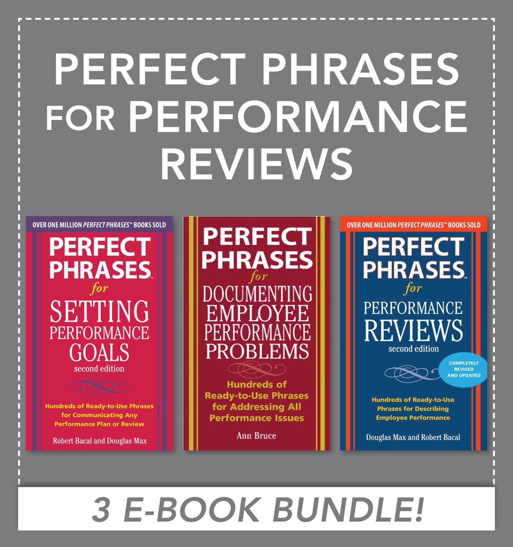 Perfect Phrases for Performance Reviews (EBOOK BUNDLE) 1st Edition - (PDF/EPUB Version)