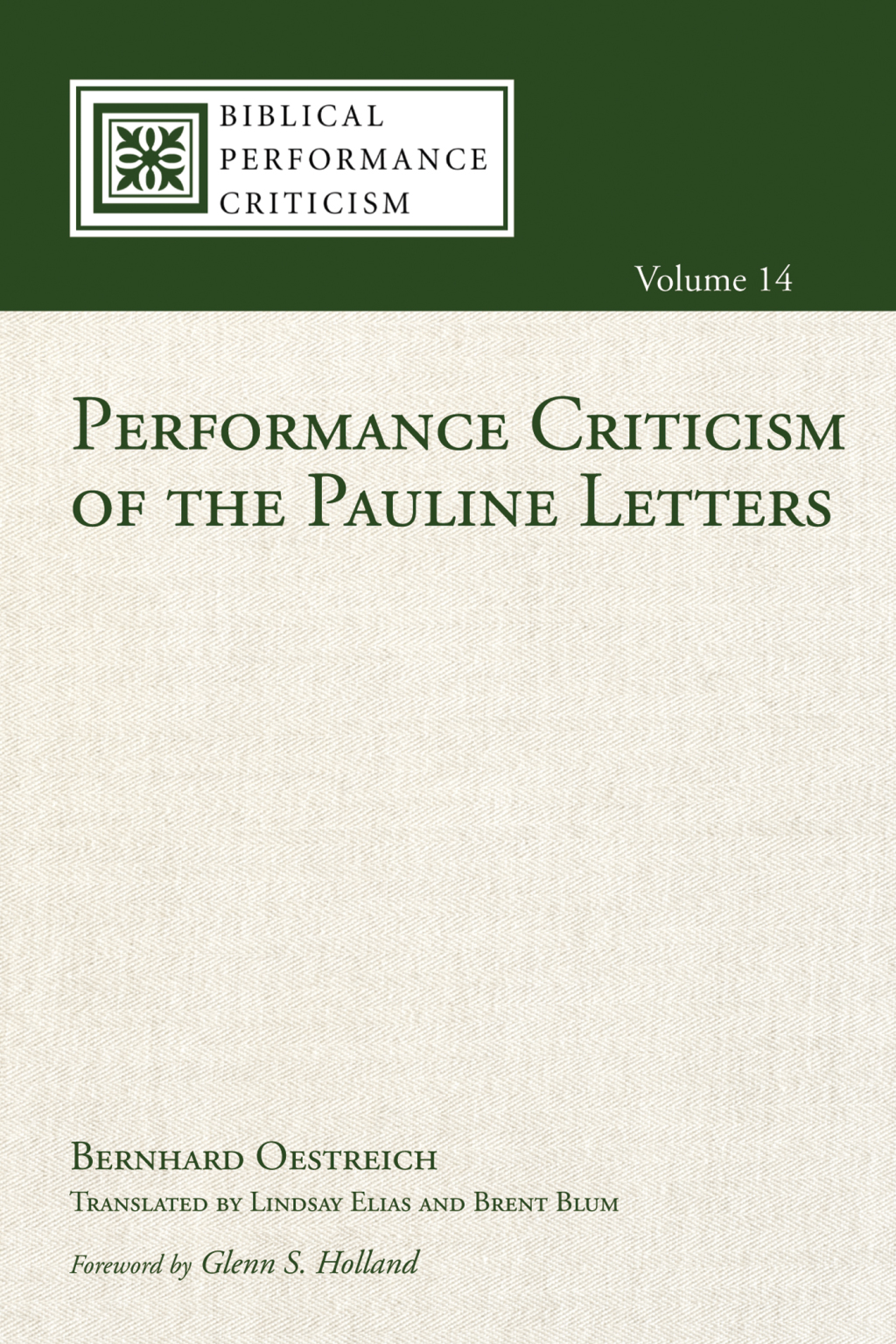 Performance Criticism of the Pauline Letters  â€“ PDF/EPUB Version Downloadable