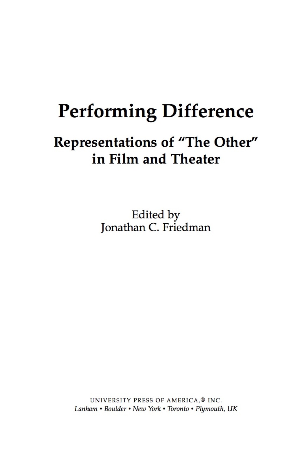 Performing Difference  â€“ PDF/EPUB Version Downloadable
