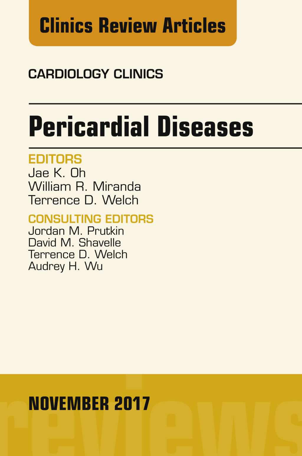 Pericardial Diseases, An Issue of Cardiology Clinics  â€“ PDF/EPUB Version Downloadable