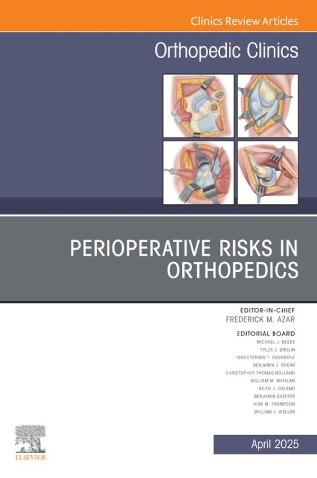 Perioperative Risks in Orthopedics, An Issue of Orthopedic Clinics  â€“ PDF/EPUB Version Downloadable