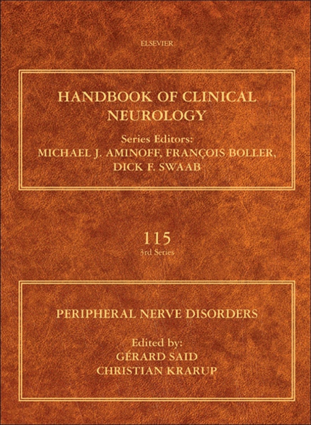 Peripheral Nerve Disorders: Handbook of Clinical Neurology (Series Editors: Aminoff, Boller and Swaab)  â€“ PDF/EPUB Version Downloadable