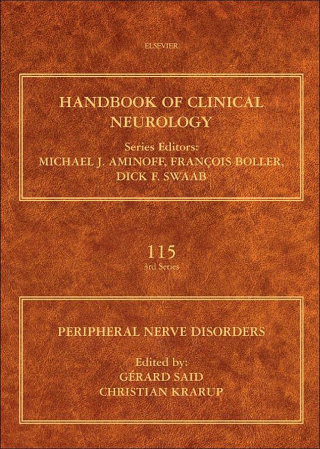Peripheral Nerve Disorders: Handbook of Clinical Neurology (Series Editors: Aminoff, Boller and Swaab)  â€“ PDF/EPUB Version Downloadable