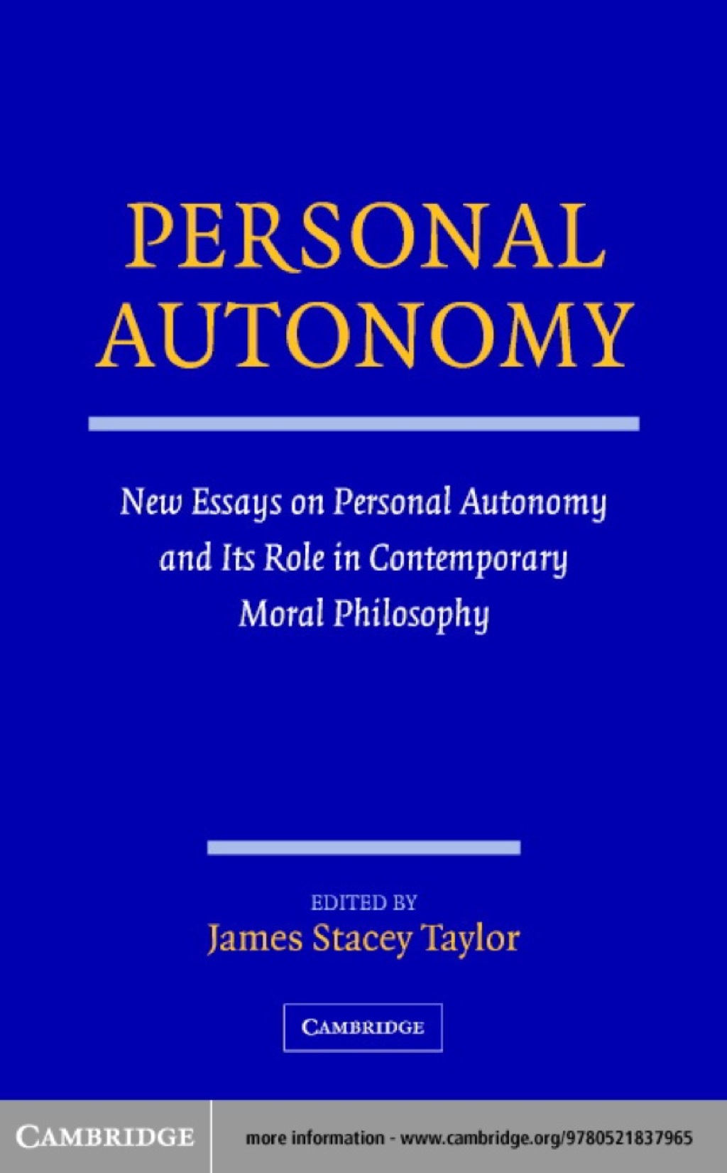 Personal Autonomy New Essays on Personal Autonomy and its Role in Contemporary Moral Philosophy 1st Edition â€“ PDF/EPUB Version Downloadable